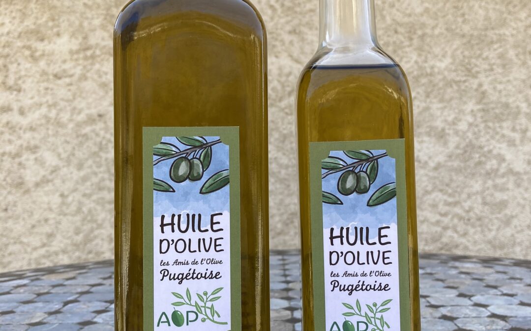 L’huile d’olive des Amis de l’Olive Pugétoise