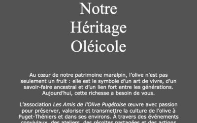 Les Amis de l’Olive Pugétoise : une aventure humaine et locale à ne pas manquer